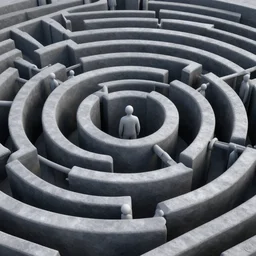 People in a sewer labyrinth, artstation