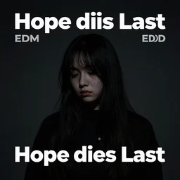 hope dies last sad edm album cover,