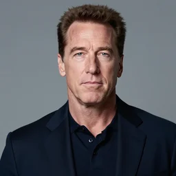 arnold schwarzenegger in the running man, looks photorealistic, hyper-detailed portrait