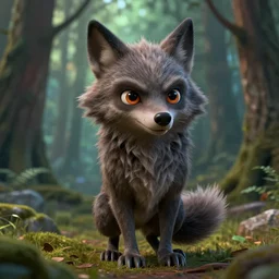 cute werewolf from van helsing unreal engine hyperreallistic render 8k character concept art masterpiece forest