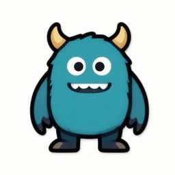 monster icon logo design