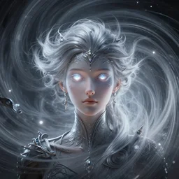 a whirlwind of souls ushing inside the metaverse, half body, glowin eyes, d d, fantasy, intricate, elegant, highly detailed, colorful, vivid color, digital painting, artstation, concept art, art by artgerm and greg rutkowski and alphonse mucha and ruan jia