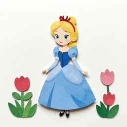 flowerpunk thumbelina paper