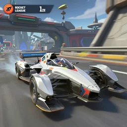 a warframe in rocket league, teaser trailer footage, 8 k