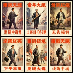 old shanghai poster, chinese picture, chinese posters, vintage poster art