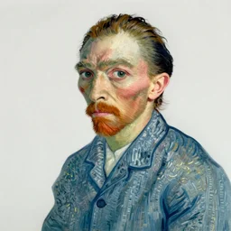 a portrait of van gogh, by salvador dali