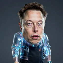 elon musk hologram, ikeshi takeda