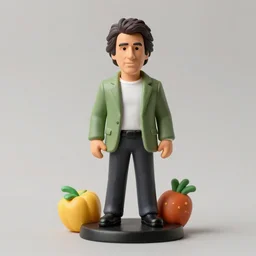 fruit and vegetable figurine that looks like al pacino