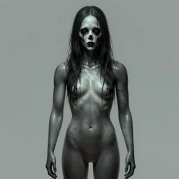 creepy mannequin, horror, art by grzegorz przybys, digital 2 d
