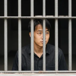 behind bars
