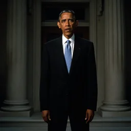 a scene from The Exorcist with Obama