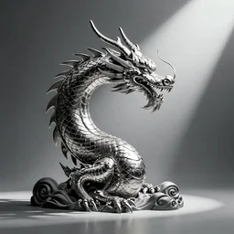 minimalist water dragon