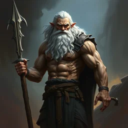 gandalf as a bodybuilder, dungeons and dragons art, digital painting, trending on artstation, dramatic lighting