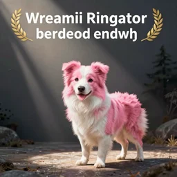 cute pink and white border collie emoji