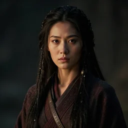 portrait, female ancient shaman, dramatic lighting, cinematic, establishing shot, extremly high detail, foto realistic, cinematic lighting, post processed, concept art, artstation, matte painting, style by eddie mendoza, raphael lacoste, alex ross