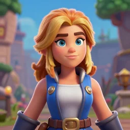 portrait clementine, octane render, detailed, brawl stars, unreal engine 5, cinema 4 d cinematic, artstation, greg rutkowski, clash of clan, clash royal