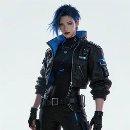 a cyberpunk charector