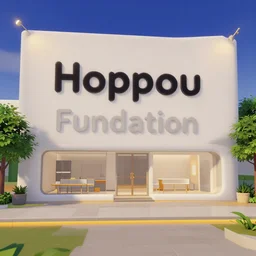 Hoppou Fundation in vrchat , 4k , 3D render , raytraced , 3D graphics , Screenshot