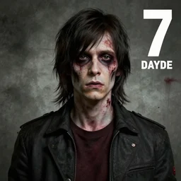 color portrait of young and handsome zombie trent reznor from nin as a zombie with shoulder length hair, 7 days to die zombie, gritty background, fine art, award winning, intricate, elegant, sharp focus, cinematic lighting, digital painting, 8 k concept art, art by brom, art by guweiz and z. w. gu, art by michael hussar, 8 k