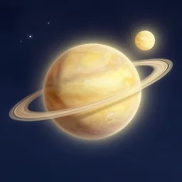 Combination of Saturn and Sun