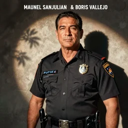 Hunky Mexican Cop by Manuel Sanjulian and Boris Vallejo