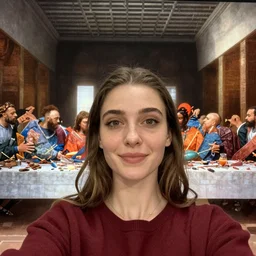 the last supper selfie