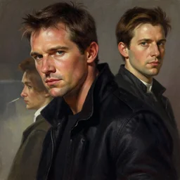 depiction of colin farrell in blade runner, illustration by ruan jia and mandy jurgens and william - adolphe bouguereau, artgerm, 4 k, digital art, surreal, space dandy style, highly detailed, godsend, artstation, digital painting, concept art, smooth, sharp focus, illustration by ruan jia and mandy jurgens and william - adolphe bouguereau