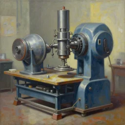 a machine metaphysical painting