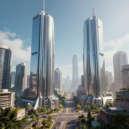 2 0 7 0 futuristic cybercity, hyperrealistic, unreal engine 5, rendered in maya 4 d, 8 k, u. h. d, trending on artstation