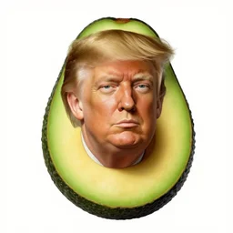 avocado portrait of donald trump by giuseppe arcimboldo