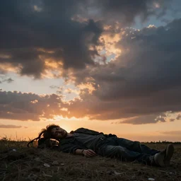 his death began late in the day, as the sun dropped below angry clouds.