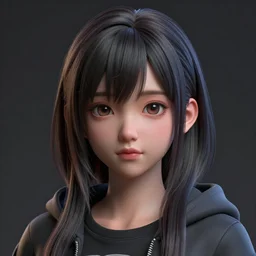 clothed, worksafe. cgsociety, by wlop, ilya kuvshinov, krenz cushart, greg rutkowski, trending on artstation. zbrush sculpt, octane, maya, houdini, vfx. close - up face of a cute young anime japanese filipino c - pop av idol girl. cinematic dramatic atmosphere, sharp focus, soft volumetric studio lighting.
