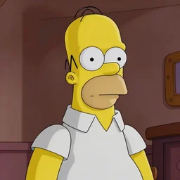 Homer Simpson, character model