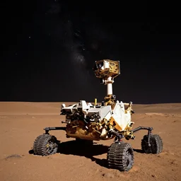 the night sky from the perspective of a mars rover, opportunity rover photo, nasa
