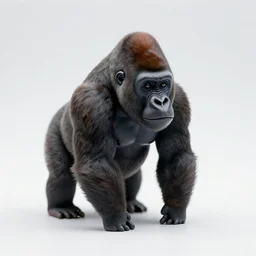 electron microscope photo of a miniscule gorilla