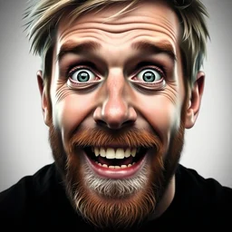 pewdiepie face portrait