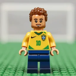 neymar lego minifigure, brazil