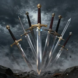 a storm of swords digital art