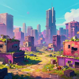 Cyberpunk Post Nuclear City Fallout in borderland cargo favela style vivid colorful white wall fortress Hyperrealistic CGI Photorealistic cinematic volume lighting fanart on ArtStation  concept art , by Stanley Artgerm Lau, WLOP, Rossdraws, James Jean, Andrei Riabovitchev, Marc Simonetti, Yoshitaka Amano,