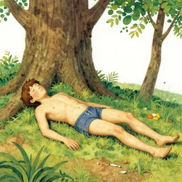 dying leper illustrated by Eric Carle