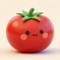 cute tomato illustration, drawing, cute, aesthetic, matte painting, art, artistic, detailed, vibrant, colorful, octane render, 8 k, hd, 4 k