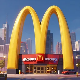 mcdonalds architecture and symbols by greg rutkowski, trending on artstation, favorites on deviantart, high quality art. artwork masterpieces, award winning