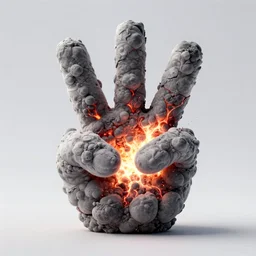 a nuclear explosion merging into the shape of a peace sign, in the style of borderlands, highly detailed, dieselpunk, high quality, 8 k, soft lighting, realistic face, path traced