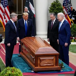 funeral for donald trump and joe biden