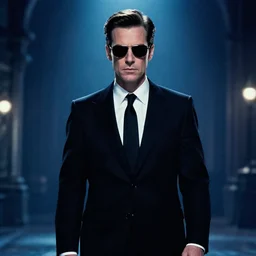 men in black, cinematic look, 4 k, magical lighting