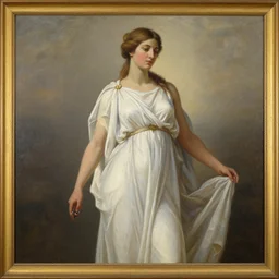 painting of a beautiful greek goddess