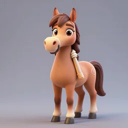 portrait character design a young cute elegant horse girl, style of maple story and zootopia, 3 d animation demo reel, portrait studio lighting by jessica rossier and brian froud and gaston bussiere