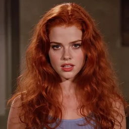 heather chandler, heathers ( 1 9 8 9 ), deviantart, digital art, red hair, mean, beautiful, dangerous, vintage