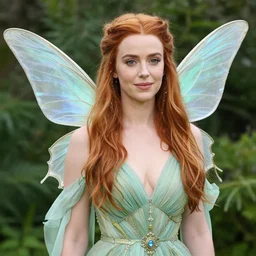 Rachel Riley as a fairy