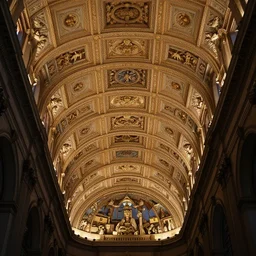 live action cinematic version of the ceiling at allegro de fantasia, volumetric lighting, dynamic lighting, cinematic